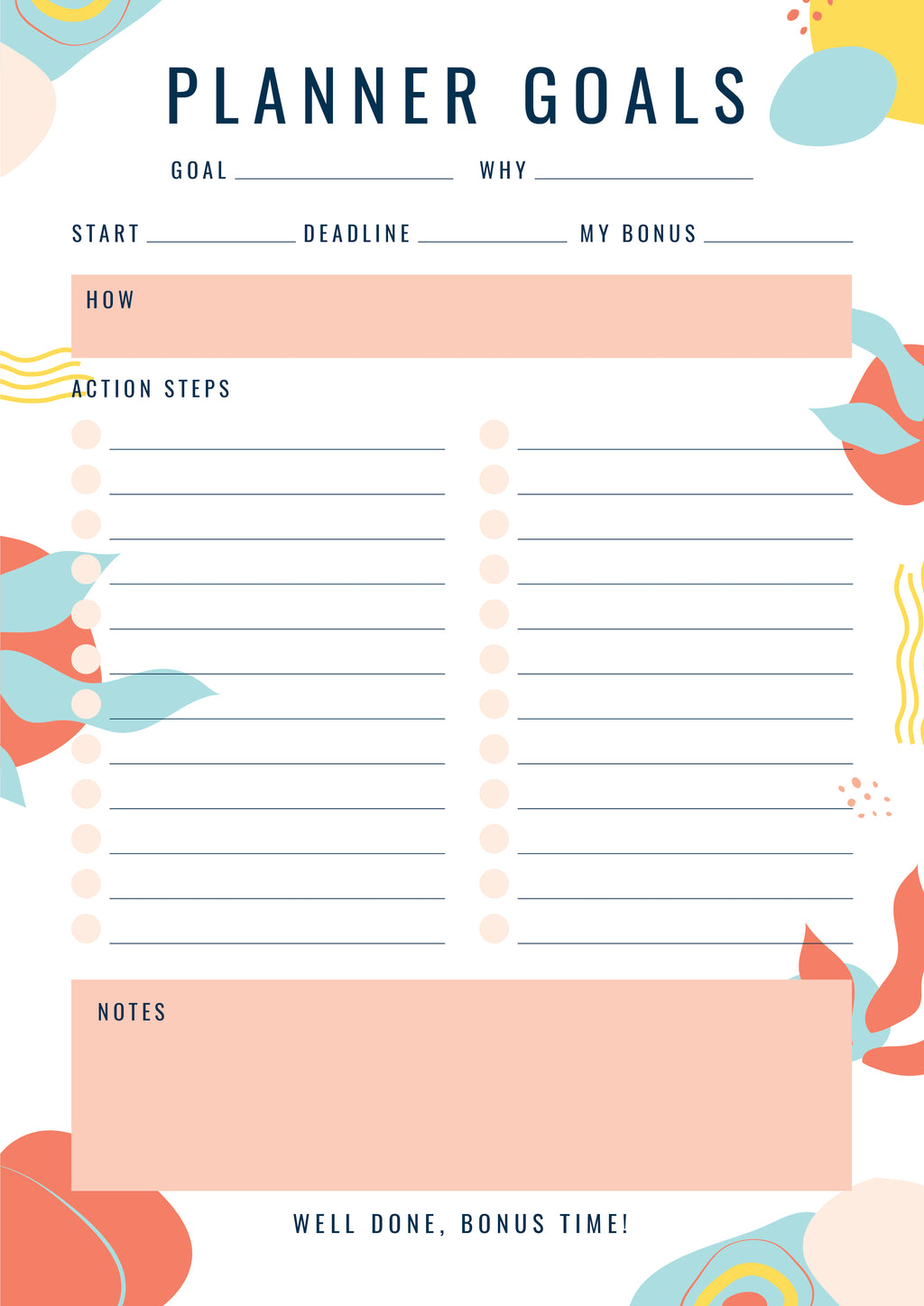 Grind Guide Success Planner – Editable PLR Digital Planner for Entrepreneurs